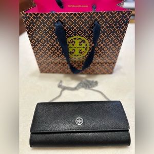 Tory Burch chain wallet